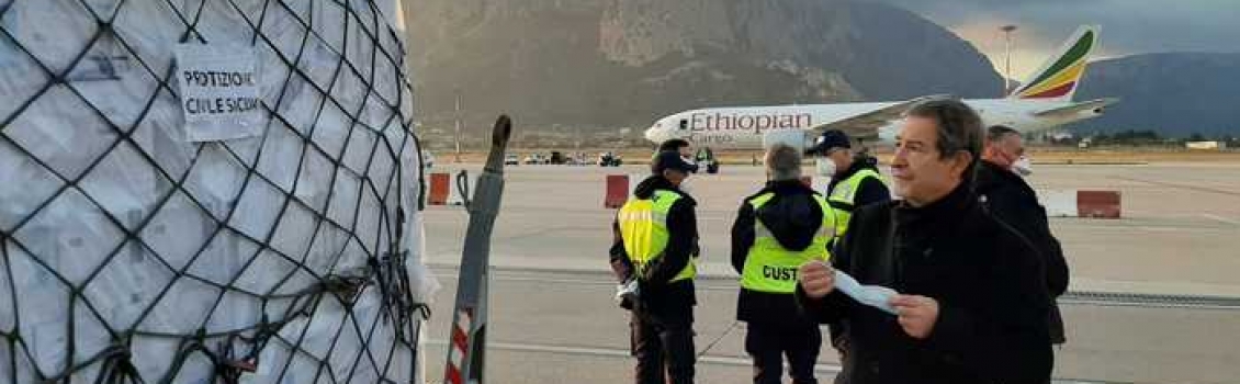 Coronavirus: a Palermo aereo da Cina