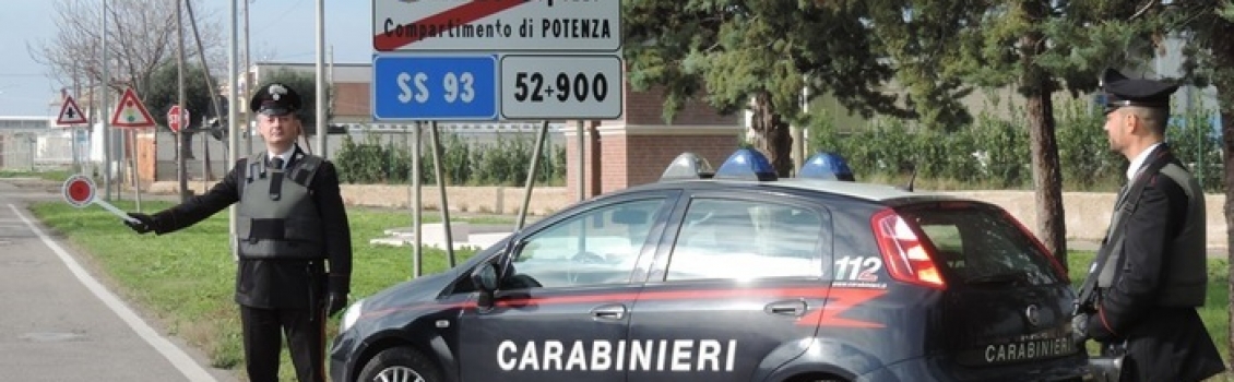 Melfi: evade dai domiciliari, arrestato