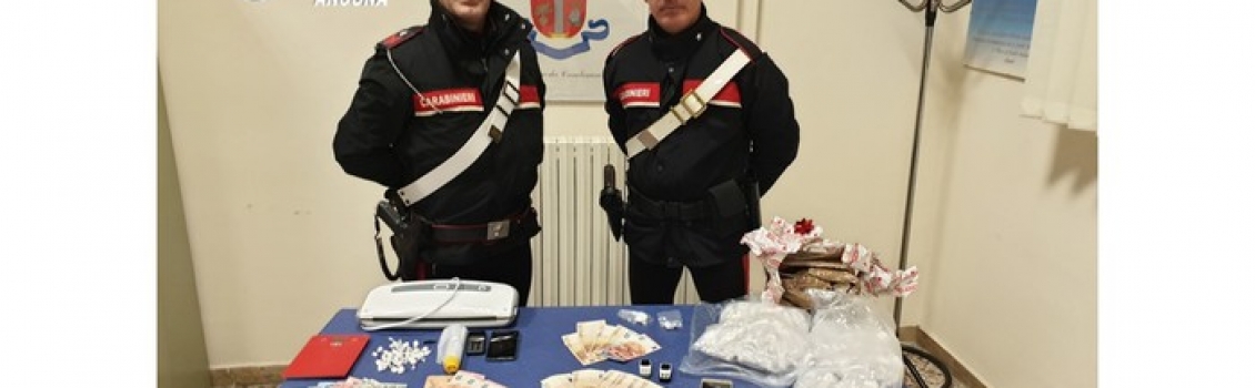 Cocaina dalla Calabria alle Marche in bus, cinque  gli arrestati