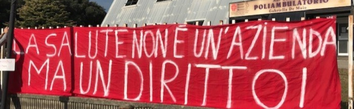 Covid: sit in a Rende, ‘salute è un diritto non un’azienda’