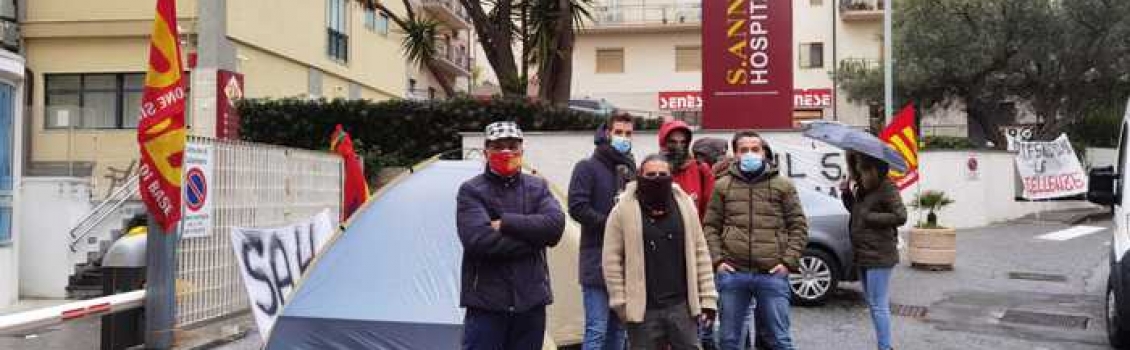 Sant’Anna Hospital: sit-in Usb, eccellenza non deve chiudere